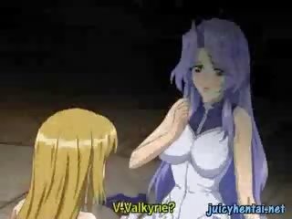 Extraordinary anime blonde shemale drilling a wet pussy