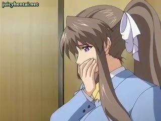 Anime perempuan pembersihan gemuk putz